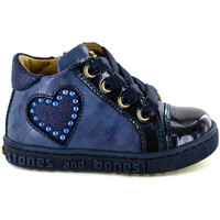 Chaussures Fille Baskets montantes Stones and Bones Basa Metal Navy Bleu