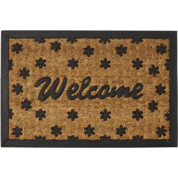 Maison & Déco Tapis Unimasa Essuie-pieds Welcome 60 cm Beige