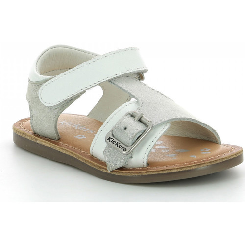 Chaussures Fille Sandales et Nu-pieds Kickers Diazz Blanc