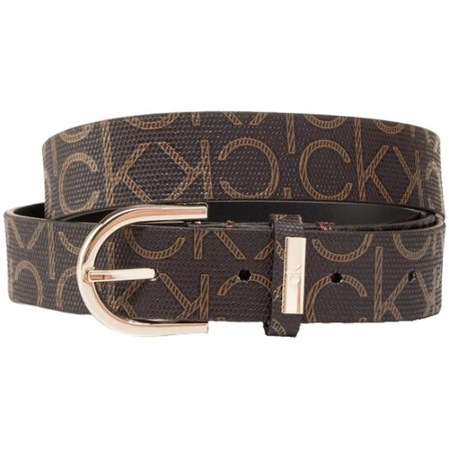 Accessoires textile Femme Ceintures Calvin Klein Jeans Ceinture Femme  Ref 55247 Marron Marron