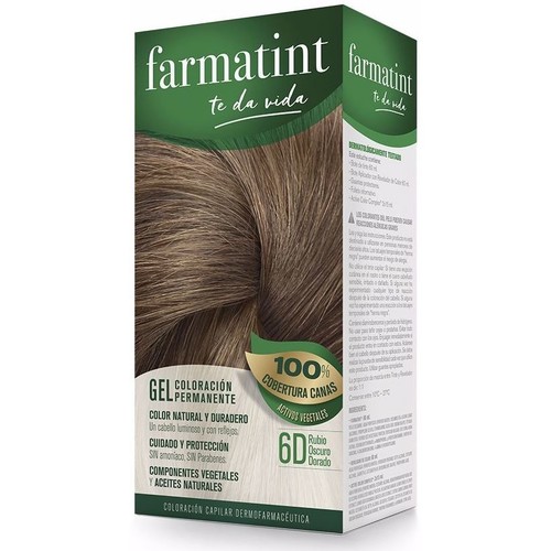 Beauté Colorations Farmatint Gel Coloración Permanente 6d-rubio Oscuro Dorado 