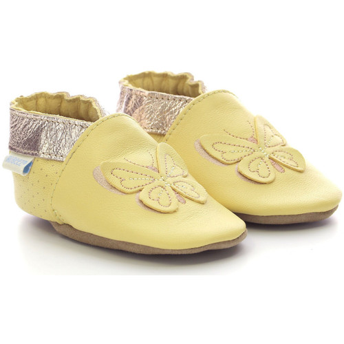 Chaussures Fille Chaussons bébés Robeez Fly In The Wind Jaune