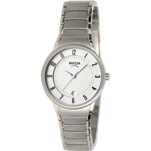 Montres & Bijoux Femme Montres Analogiques Boccia 3158-01, Quartz, 29mm, 5ATM Argenté