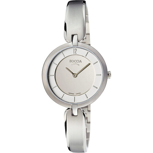 Montres & Bijoux Femme Montres Analogiques Boccia 3164-01, Quartz, 30mm, 5ATM Argenté