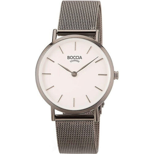 Montres & Bijoux Femme Montres Analogiques Boccia 3281-04, Quartz, 32mm, 3ATM Gris