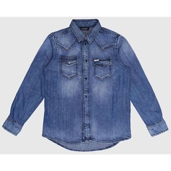 Vêtements Garçon Chemises manches longues Diesel CITROS 00J3BA KXA0I-K01 DENIM Bleu