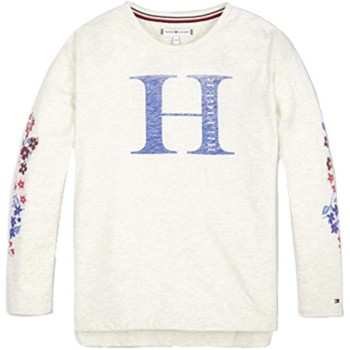 Vêtements Fille T-shirts manches courtes Tommy Hilfiger  Beige