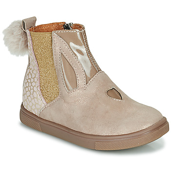 Chaussures Fille Boots GBB GEMMA Beige