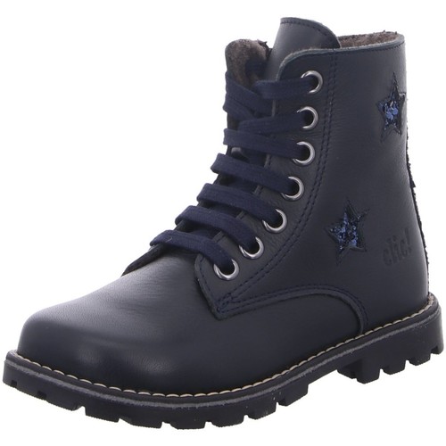 Chaussures Garçon Bottes Clic  Bleu