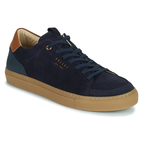 Chaussures Homme Baskets basses Pellet SIMON VELOURS MARINE