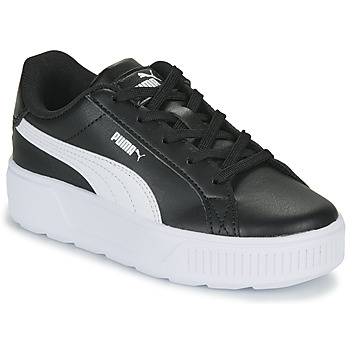 Chaussures Enfant Baskets basses Puma KARMEN L PS Noir / Blanc