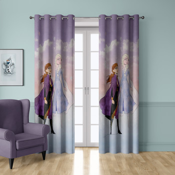 Maison & Déco Enfant Rideaux / stores Disney deco FROZEN VIOLET