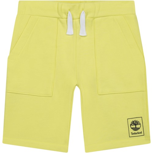 Vêtements Garçon Shorts / Bermudas Timberland Bermuda garçon taille élastique Jaune