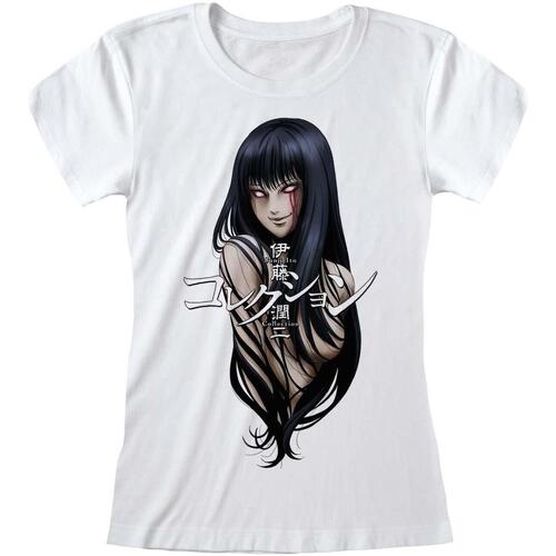 Vêtements Femme T-shirts manches longues Junji-Ito HE771 Noir