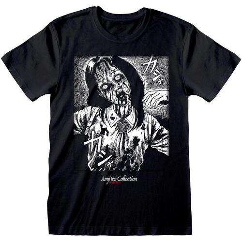 Vêtements T-shirts manches longues Junji-Ito HE765 Noir