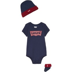 Vêtements Enfant Ensembles enfant Levi's Coffret Levis  Bottines Bonnet Body Noir