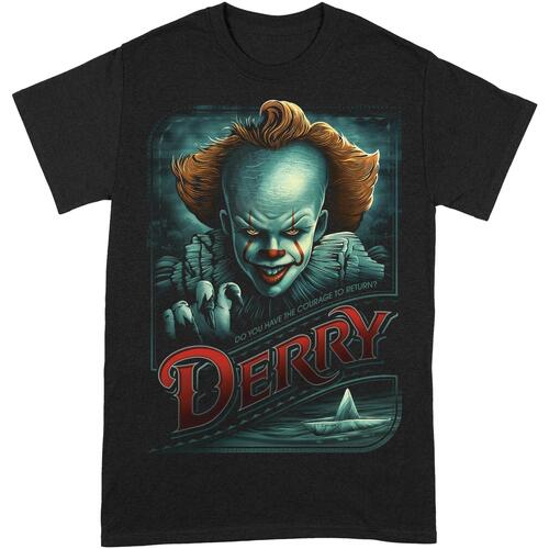 Vêtements T-shirts manches longues It Chapter Two Derry Courage To Return Noir