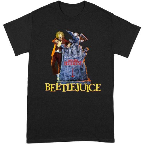 Vêtements T-shirts manches longues Beetlejuice Here Lies Multicolore