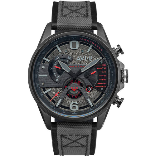 Montres & Bijoux Homme Montres Analogiques Avi-8 Avi AV-4056-05, Quartz, 45mm, 5ATM Noir