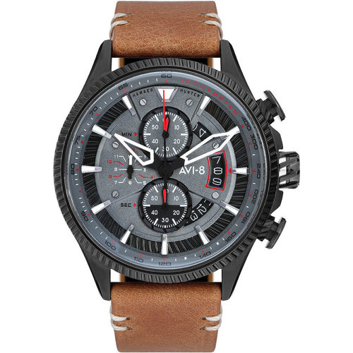 Montres & Bijoux Homme Montres Analogiques Avi-8 Avi AV-4064-03, Quartz, 45mm, 5ATM Noir