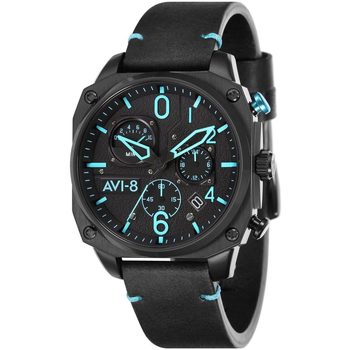 Montres & Bijoux Homme Montres Analogiques Avi-8 Avi AV-4052-05, Quartz, 45mm, 5ATM Noir