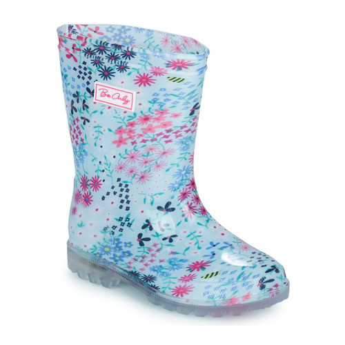 Chaussures Fille Bottes de pluie Be Only GARANCE Bleu / Rose