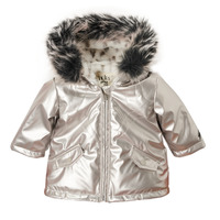 Vêtements Fille Parkas Ikks XV42000 Argenté