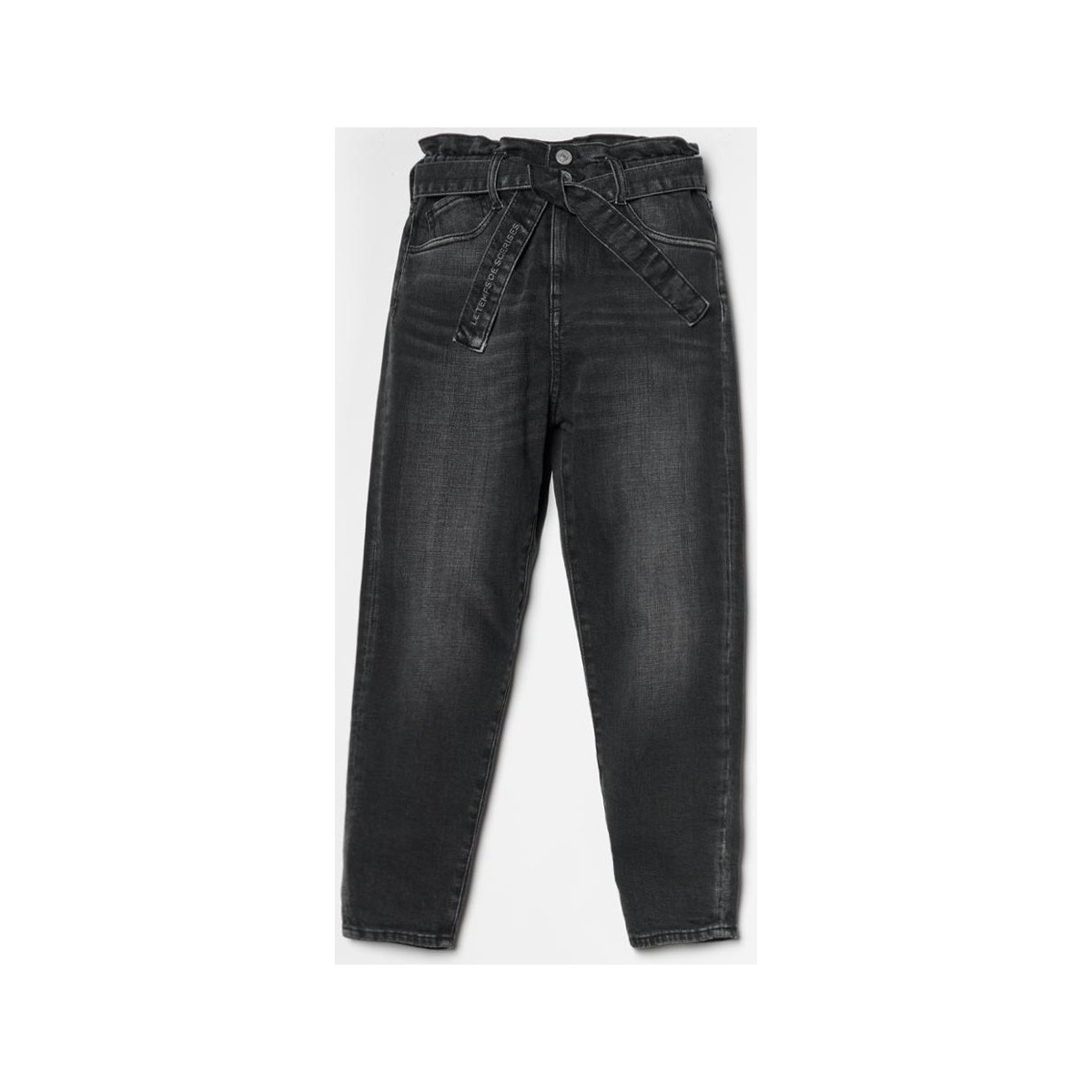 Vêtements Fille Jeans Le Temps des Cerises Jeans boyfit milina noir Noir