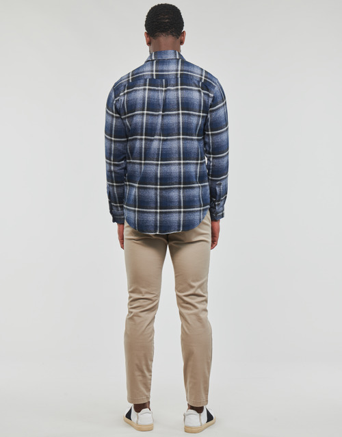 Selected SLHREGSCOT CHECK SHIRT Bleu