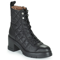 Chaussures Femme Bottines Wonders H-4433 Noir