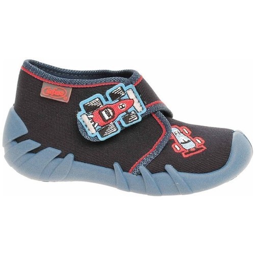 Chaussures Enfant Chaussons Befado Speedy Noir, Bleu