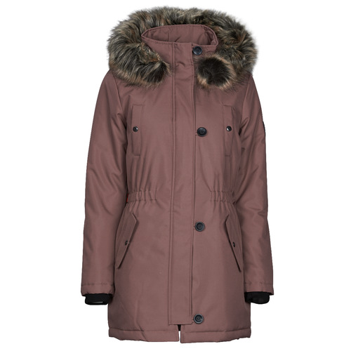 Vêtements Femme Parkas Only ONLIRIS FUR WINTER PARKA CC OTW Vieux rose