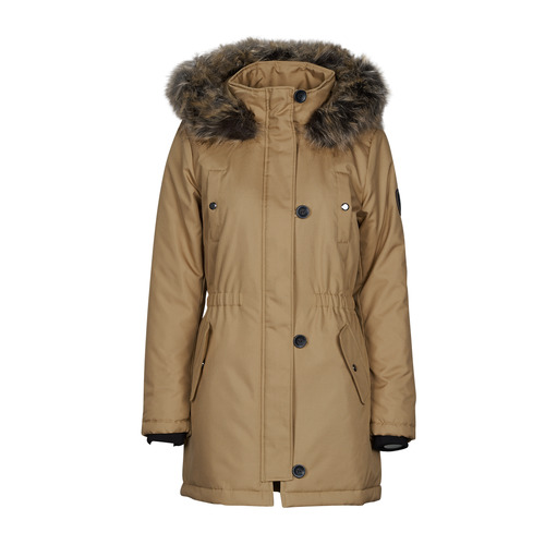 Vêtements Femme Parkas Only ONLIRIS FUR WINTER PARKA CC OTW Camel