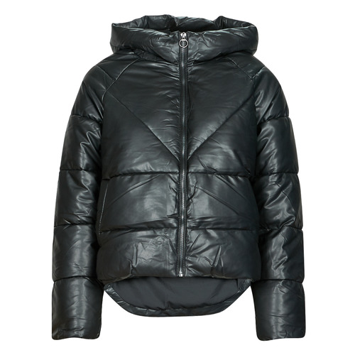 Vêtements Femme Doudounes Only ONLANJA FAUX LEATHER PUFFER CC OTW Noir