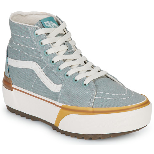 Chaussures Femme Baskets montantes Vans SK8-HI TAPERED STACKED Bleu