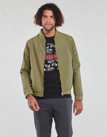 Vêtements Homme Blousons Jack & Jones JJERUSH BOMBER Kaki