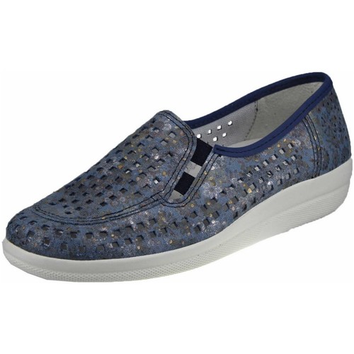 Chaussures Femme Mocassins Aco  Bleu