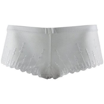 Sous-vêtements Femme Shorties & boxers Lou PARIS Shorty Femme Microfibre PETILLANTE Blanc Blanc