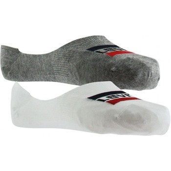 Sous-vêtements Homme Chaussettes Levi's LEVI'S 2 paires d'Invisibles Mixte LOW RISE Bl Gris