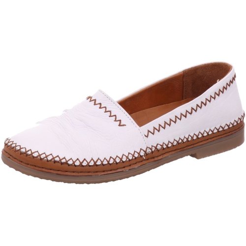 Chaussures Femme Mocassins Manitu  Blanc