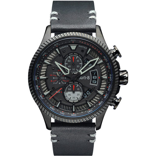 Montres & Bijoux Homme Montres Analogiques Avi-8 Avi AV-4064-05, Quartz, 45mm, 5ATM Noir