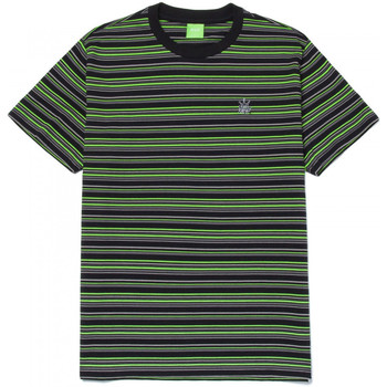 Vêtements Homme T-shirts & Polos Huf T-shirt crown stripe ss knit top Noir