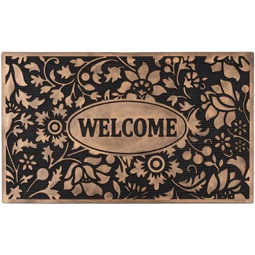 Maison & Déco Tapis Unimasa Essuie-pieds Welcome Welly 75 cm Noir