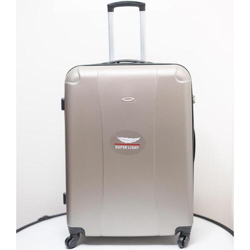 Sacs Valises Jeex Valise super light Premium 76 cm ABS  TS2051G Beige/Carbone Beige