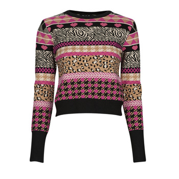 Vêtements Femme Pulls Desigual ASPEN Rose / Multicolore