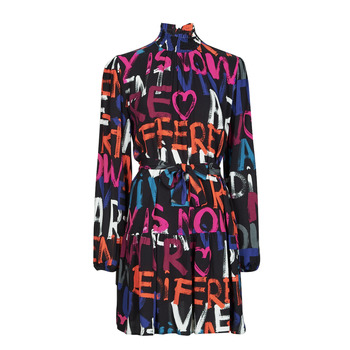 Vêtements Femme Robes courtes Desigual SIENA Noir / Multicolore