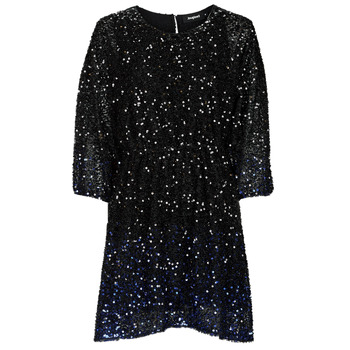 Vêtements Femme Robes courtes Desigual SATURNO Noir / Bleu