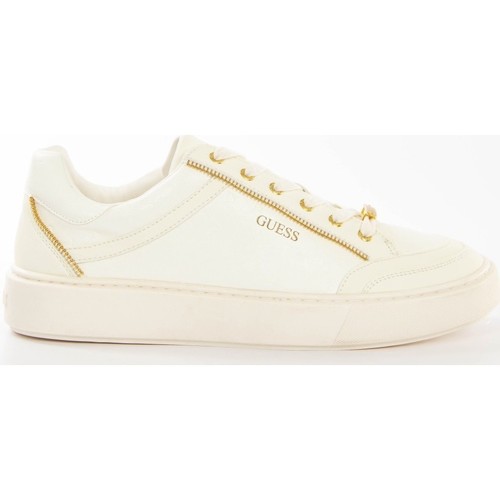 Chaussures Homme Baskets basses Guess Vizele Blanc