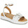 Chaussures Femme Sandales et Nu-pieds JB Martin LINA NAPPA CRAIE