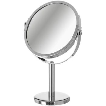 Maison & Déco Miroirs Unimasa Miroir rond à poser sur pied 21.5 cm Argenté